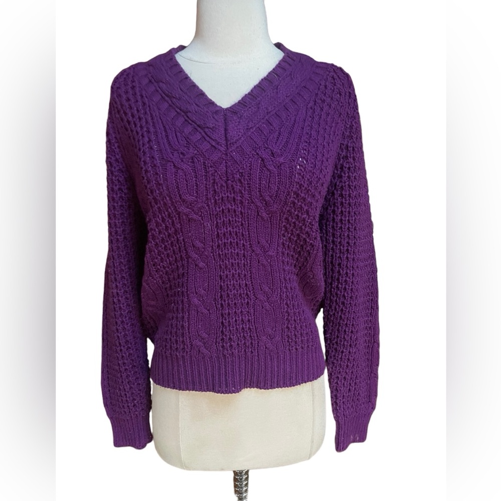 1990s Spice of Life Oversized‎ V-Neck Sweater